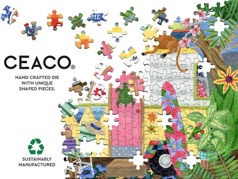 Ceaco - EZ 2 Hold - Stephanie Peterson Jones - Costa Rica - 500 Piece Puzzle for Adults - Challenging and Perfect for Game Nights - Finished Puzzle Size 21.25 x 15 in Saudi Arabia