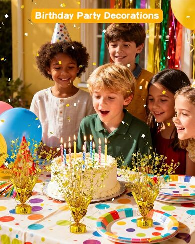 DIY Metallic Foil Spray Centerpiece Star Table Decoration, Gold Centerpieces for Tables Wedding Birthday Anniversary Graduation Christmas New Year Party Supplies Decor (12pc Gold) in Kuwait