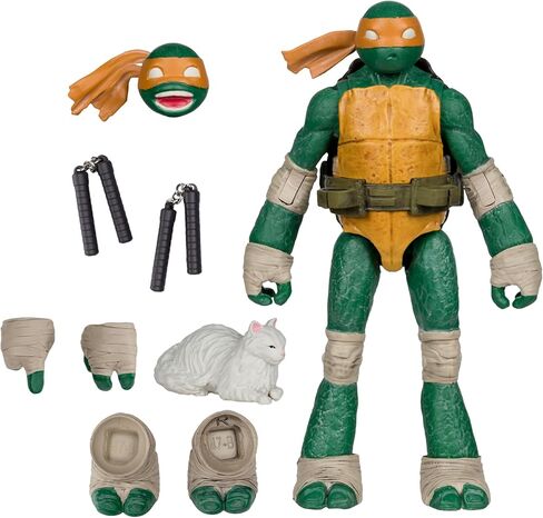 McFarlane Toys- Teenage Mutant Ninja Turtles (Page Punchers) Michelangelo 5in Action Figure with Comic in Saudi Arabia