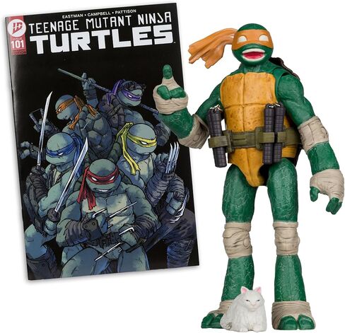 McFarlane Toys- Teenage Mutant Ninja Turtles (Page Punchers) Michelangelo 5in Action Figure with Comic in Saudi Arabia