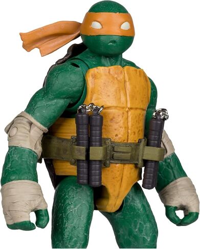 McFarlane Toys- Teenage Mutant Ninja Turtles (Page Punchers) Michelangelo 5in Action Figure with Comic in Saudi Arabia