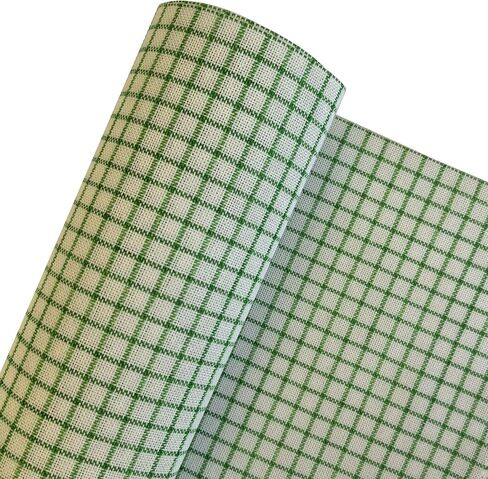 25 قطعة من الأقمشة ذات الغرز المتقاطعة سهلة العد، باللون الأبيض مع خطوط شبكية خضراء قابلة للذوبان في الماء (29 بوصة عرض × 39 بوصة طول) in Kuwait