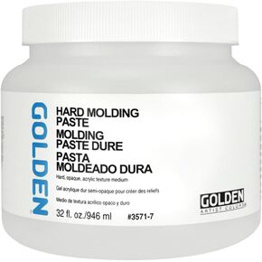 GOLDEN Hard Molding Paste, 32 fl. oz. Jar, Professional Acrylic Paste Medium, Semi-Opaque in Kuwait