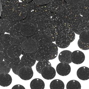 MECCANIXITY 100 Pcs Flat Round Sequins 30mm/1.2 Inch Loose Paillettes Craft Sewing Sequins with Single Side Hole for DIY Embroidery Clothing Jewelry Making, Laser Dark Green in Saudi Arabia
