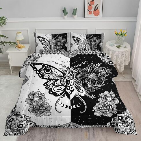 Cat Bedding Comforter Set Black in Dark 3D Digital Printed Pattern Quilt with 1 and 2 Pillowcases for Adult Kids Bedroom All Season(Black Twin), Twin 68x86inches in Saudi Arabia