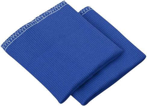DarkBlue زوج واحد من الأصفاد المحبوكة مقاس 9.8 × 9.5 سم تناسب بسلاسة وناعمة ومقاومة للاهتراء، مما يحل مشكلة تآكل الأصفاد والدفء غير الكافي. مناسبة لاستبدال وإصلاح السراويل in Kuwait