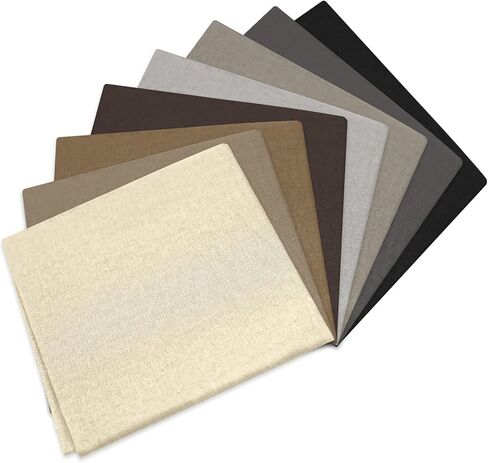 18 * 21inch Cotton Fabric, Premium Fabric Pure Quilting Fat Quarter Bundles Patchwork for Sewing DIY Craft (Grey Coffee Series, 8PCS) in Saudi Arabia