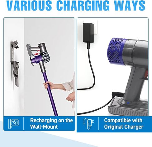 بطارية TURPOW 6.0Ah 21.6V بديلة V6 متوافقة مع بطارية Dyson V6 vtc4 SV03 SV04 DC58 DC59 DC61 DC62 DC72 DC74 Animal 595 650 770 880 SV05 SV06 SV07 SV09 مكنسة كهربائية محمولة in Kuwait