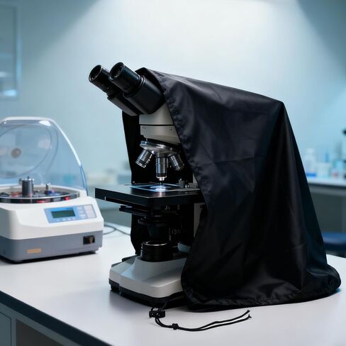 Microscope Dust Cover | Heavy Duty Waterproof Oxford Cloth | UV & Scratch-Resistant Protective Cover For Microscope | Foldable Drawstring Shield For Men Women Kids Teens Home School Lab Equipment Prot in Saudi Arabia