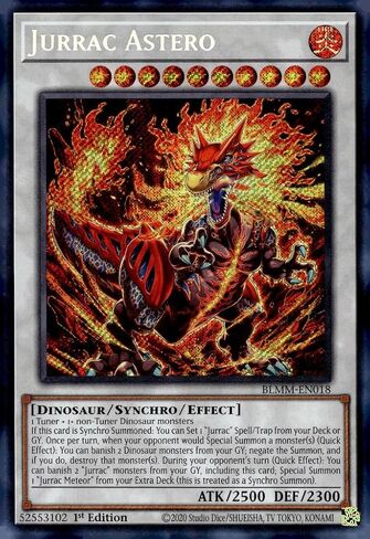 Jurrac Astero - BLMM-EN018 - Secret Rare - 1st Edition in Saudi Arabia