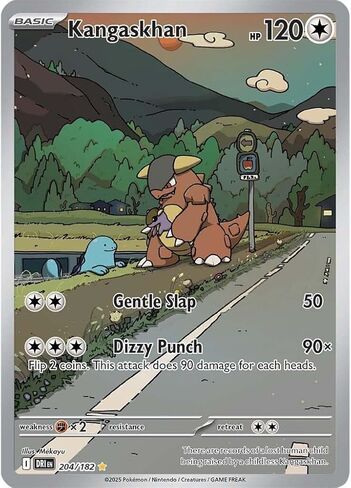 Kangaskhan 204/182 – Destined Rivals Illustration Rare – Foil Card in Saudi Arabia