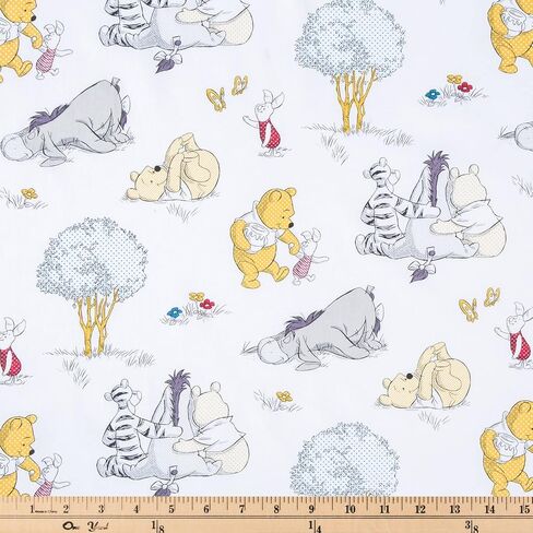 Hobby Lobby Pooh Togetherish Cotton Calico Fabr -1 Yard Piece in Saudi Arabia