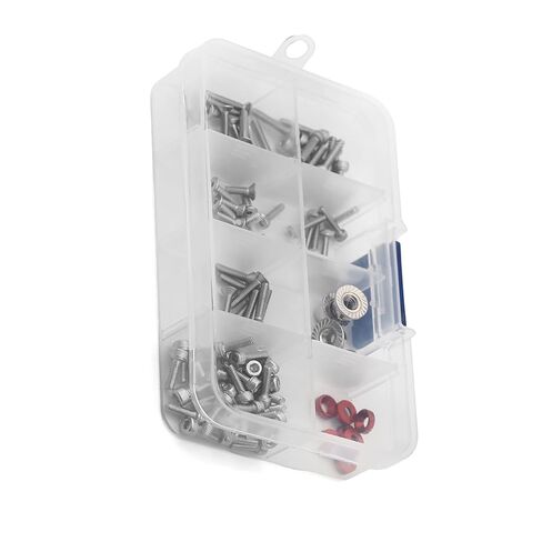 Replacement Stainless Steel Screws Kit Box for Arrma 1/18 Granite Typhon Mojave Grom RC Car Upgrade Parts in Saudi Arabia