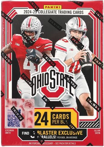 2025 Panini Nil The Ohio State University 6-Pack Blaster Trading Card Box (Find Blaster Exclusive Red, White & Blue Parallels) in Saudi Arabia