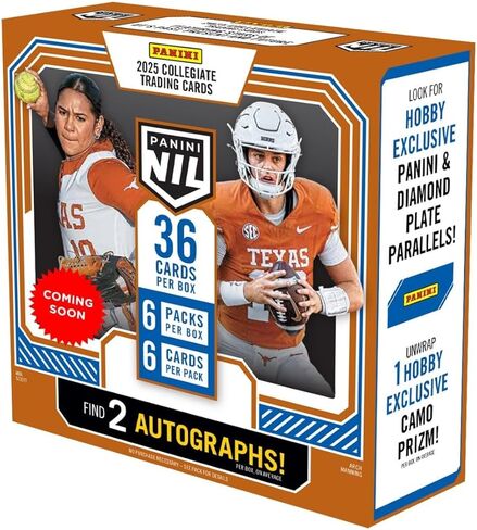 2025 Panini Nil Texas Longhorns Hobby Trading Card Box (2 Autographs Per Box) in Saudi Arabia