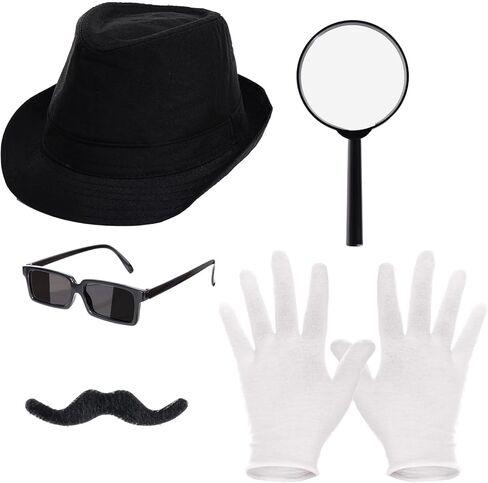 HOVEOX Detective Costume Spy Costumes Detective Costume Set for Halloween in Saudi Arabia