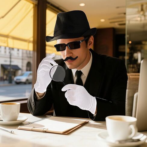 HOVEOX Detective Costume Spy Costumes Detective Costume Set for Halloween in Saudi Arabia