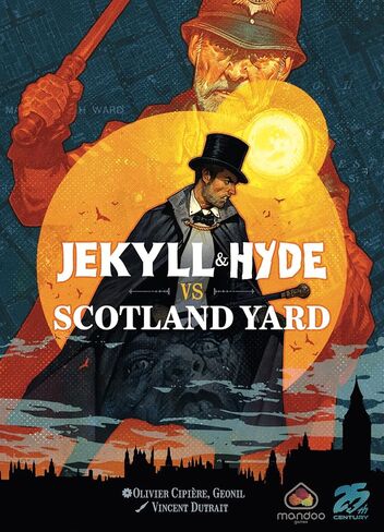 Jekyll & Hyde vs. Scotland Yard by 25th Century Games – Cooperative Trick Taking Board & Card Game for Two Players – Story Based Gameplay – for Ages 10+ & 20 Min Playtime in Kuwait