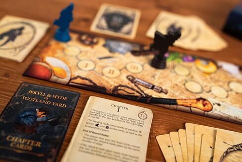 Jekyll & Hyde vs. Scotland Yard by 25th Century Games – Cooperative Trick Taking Board & Card Game for Two Players – Story Based Gameplay – for Ages 10+ & 20 Min Playtime in Kuwait