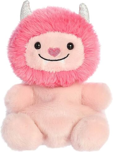 حيوان محشو من Aurora® Adorable Palm Pals™ Susan Love Monster™ - قطيفة ممتعة قابلة للتجميع للأطفال والكبار - مثالية لتزيين الغرف وهدايا عيد الميلاد - وردي 5 بوصات in Kuwait