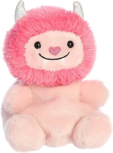 حيوان محشو من Aurora® Adorable Palm Pals™ Susan Love Monster™ - قطيفة ممتعة قابلة للتجميع للأطفال والكبار - مثالية لتزيين الغرف وهدايا عيد الميلاد - وردي 5 بوصات in Kuwait