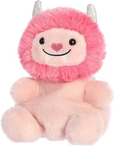 حيوان محشو من Aurora® Adorable Palm Pals™ Susan Love Monster™ - قطيفة ممتعة قابلة للتجميع للأطفال والكبار - مثالية لتزيين الغرف وهدايا عيد الميلاد - وردي 5 بوصات in Kuwait