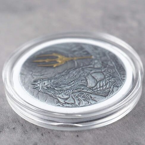 Crystal Coin Resin Mold with 200 Foam Gasket Storage Box Silicone Mould for DIY Epoxy Resin Crafts, Exquisite and Durable in Saudi Arabia