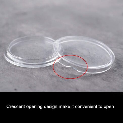 Crystal Coin Resin Mold with 200 Foam Gasket Storage Box Silicone Mould for DIY Epoxy Resin Crafts, Exquisite and Durable in Saudi Arabia