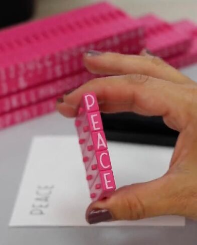 PEGZ® V2 Alphabet Stamps Clickable - Connectable Curvy Girl Font (48 Uppercase & 48 Lowercase, 4 Blanks 100 pc Medium Size) in Saudi Arabia