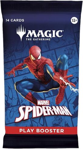 Magic the Gathering Marvel's Spider-Man - مجموعة الإصدار التجريبي - 6 مجموعات لعب، بطاقة ترويجية، نرد in Saudi Arabia