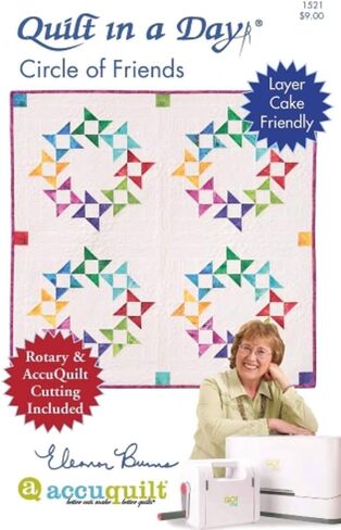 لحاف في دائرة يومية من الأصدقاء لنمط Rotary وAccuQuilt، لا شيء in Saudi Arabia