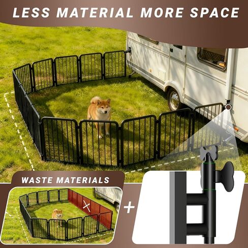 Pet Fence to Wall Anchor, Universal Indoor Outdoor Dog Play Pen Accessories, Playpen Stabilizer for Outside Yard, No-Drill Adhesive or Bolts Mount（4-Pack） in Saudi Arabia