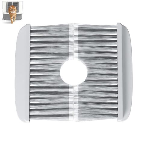 Cat Litter Box Door Brush Floating Hair Removal Cat Grooming Brushs For Shedding Convenient Universal Fur Brush Door tool in Saudi Arabia