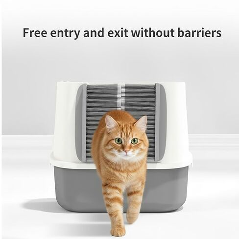 Cat Litter Box Door Brush Floating Hair Removal Cat Grooming Brushs For Shedding Convenient Universal Fur Brush Door tool in Saudi Arabia