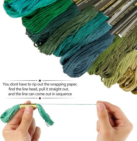 Colorful Embroidery Floss 100 Skeins Cross Stitch Threads Embroidery Thread for Hand Embroidery Friendship Bracelets String Cross Stitch Painting Bracelet Yarn Craft Floss in Saudi Arabia