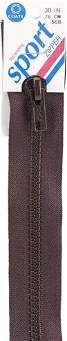 Coats F43 30-56B Sport Separating Zipper, 30-Inch, Brown in Saudi Arabia