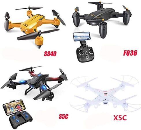 5PCS 3.7V 720mAh Lipo Battery with 5 in 1 Charger for Syma X5C X5C-1 X5A X5 X5SC X5SW H5C V931 Drone Accessory in Saudi Arabia
