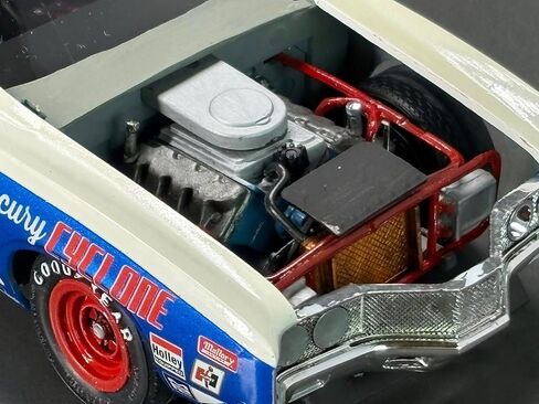 MPC 1971 Mercury Cyclone Stock Car Model Kit – 1:25 Scale Classic NASCAR Racer, 429 Engine, 135 Parts, Skill Level 2 (Paint & Glue Required) in Saudi Arabia