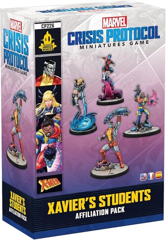 Asmodee Marvel: Crisis Protocol Xavier's Student Affiliation Pack - تتميز بالعملاق وماجيك والأسقف والزاحف الليلي، لعبة الأبطال الخارقين على الطاولة، للأعمار من 14 عامًا فما فوق، لاعبان، وقت لعب لمدة 90 دقيقة in Saudi Arabia