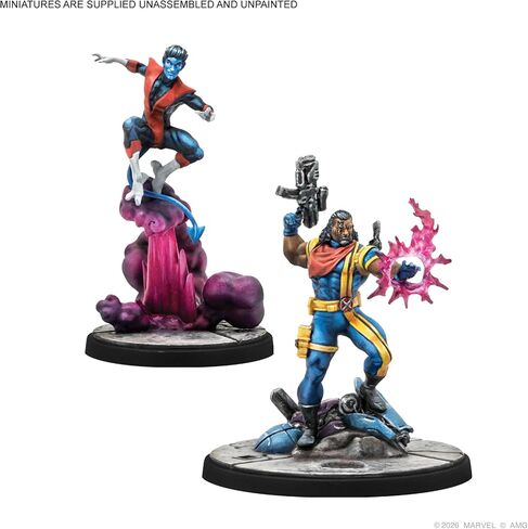 Asmodee Marvel: Crisis Protocol Xavier's Student Affiliation Pack - تتميز بالعملاق وماجيك والأسقف والزاحف الليلي، لعبة الأبطال الخارقين على الطاولة، للأعمار من 14 عامًا فما فوق، لاعبان، وقت لعب لمدة 90 دقيقة in Saudi Arabia
