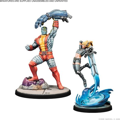 Asmodee Marvel: Crisis Protocol Xavier's Student Affiliation Pack - تتميز بالعملاق وماجيك والأسقف والزاحف الليلي، لعبة الأبطال الخارقين على الطاولة، للأعمار من 14 عامًا فما فوق، لاعبان، وقت لعب لمدة 90 دقيقة in Saudi Arabia