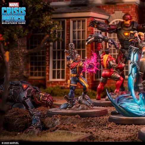 Asmodee Marvel: Crisis Protocol Xavier's Student Affiliation Pack - تتميز بالعملاق وماجيك والأسقف والزاحف الليلي، لعبة الأبطال الخارقين على الطاولة، للأعمار من 14 عامًا فما فوق، لاعبان، وقت لعب لمدة 90 دقيقة in Saudi Arabia
