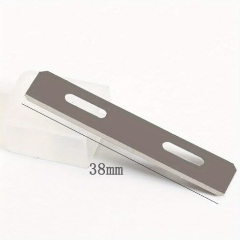 10Pcs Stainless Steel Replacement Blades for DIY Leather Craft Skiver Safety Strander Lace Maker Tool in Saudi Arabia