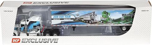 First Gear DCP 1/64 Kenworth W900L Studio Sleeper with 53ft Utility Trailer, Walinga Join Our Team Dealer Exclusive 60-2167 in Saudi Arabia