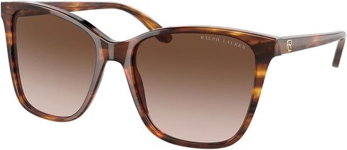 Ralph Woman Sunglasses Shiny Gold Frame, Polar Gradient Brown Lenses, 59MM in Kuwait