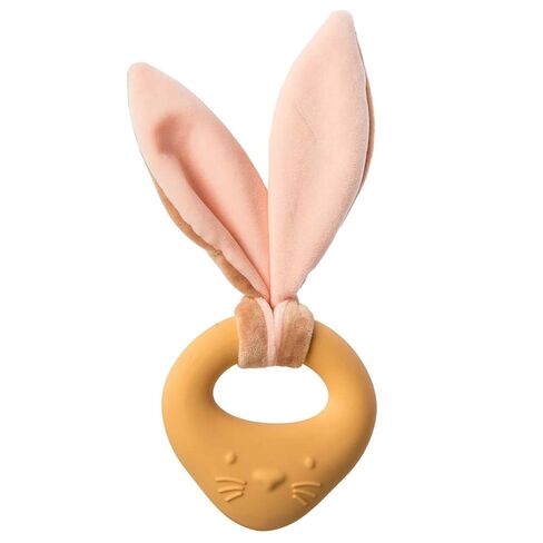 Mary Meyer Teething Toys Leika Silicone Baby Teether for Babies 0-12 Months, 9-Inches, Little Raccoon in Saudi Arabia