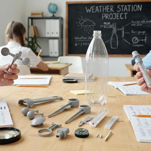 Weather Station Science Kit, Great for Hands-On Meteorology Learning and Outdoor Observation Activities in Saudi Arabia
