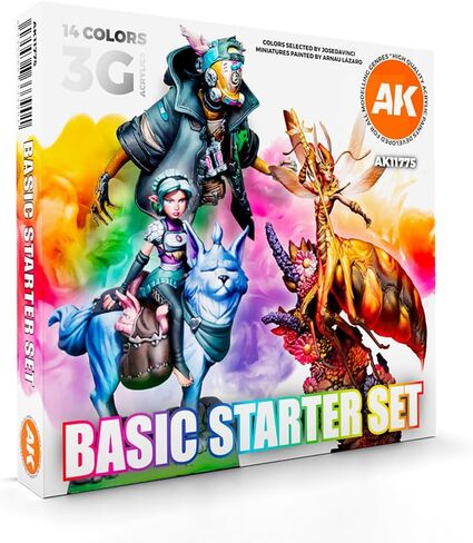 AK Interactive 3G Acrylics Basic Starter Set - AK11775 in Saudi Arabia