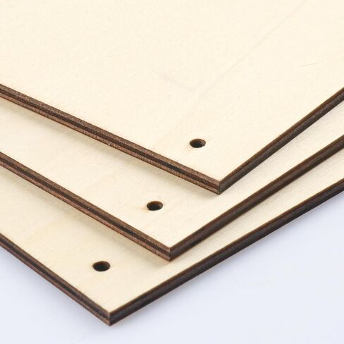 10 PCS 6 x 12 Inch Blank Wooden Signs, 6x12 Unfinished Rectangle Hanging Wooden Plaque, Hanging Wood Sign with Rope for DIY Crafts and Home Decor(Thickness 0.2 Inch) in Saudi Arabia