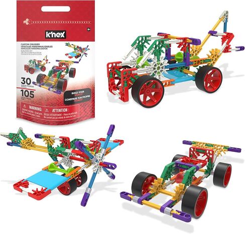 K'NEX Custom Cruisers 30 Model Set with Storage Bag - STEM Building Kit, Kid Construction, Creative Play Toy‚ Ages 8+ in Saudi Arabia